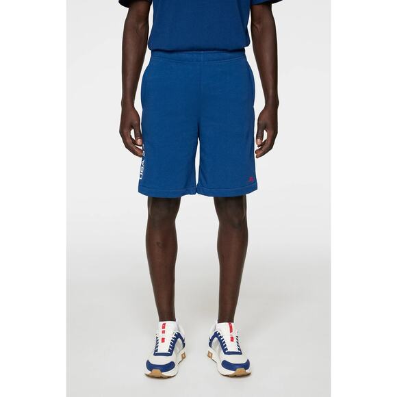 J.Linderberg Men's Medium Estate Blue Jacques USA 24 Golf Shorts Athletic G9-17 - Picture 1 of 9